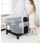 Lit Bébé Pliable Multifonction