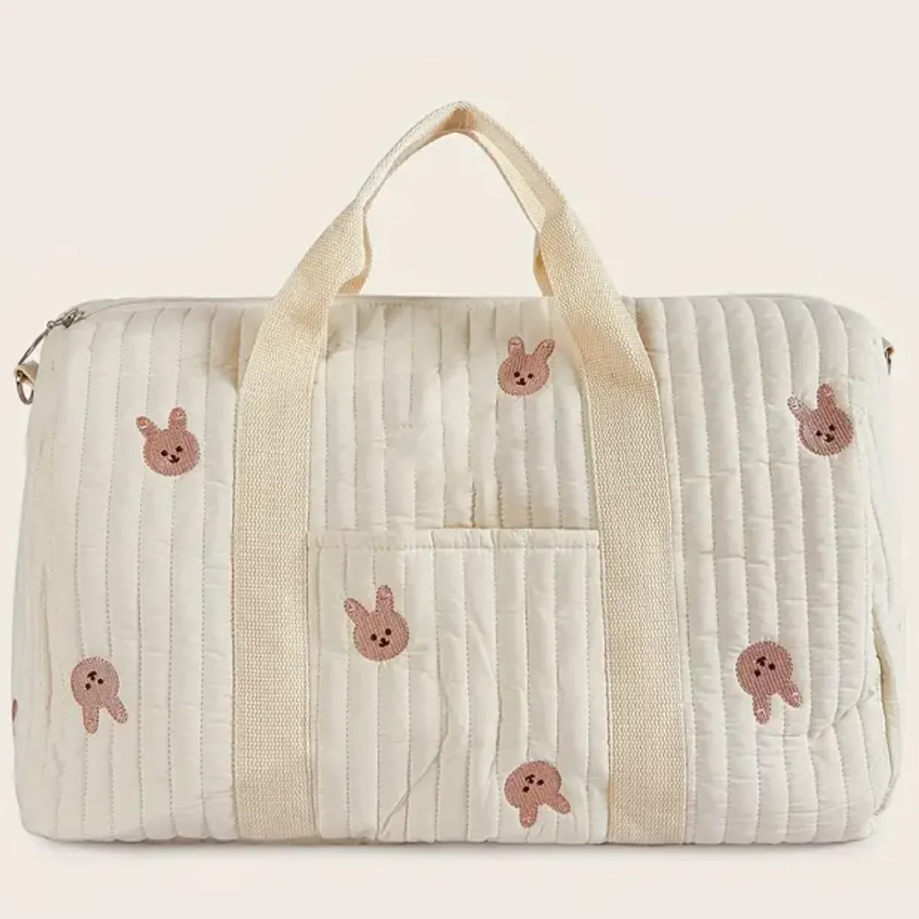 Personalized Name Embroidered Maternity Bag | Autumn-Winter Large-Cap 2-Way: Handheld/Crossbody | Mom & Baby Trips