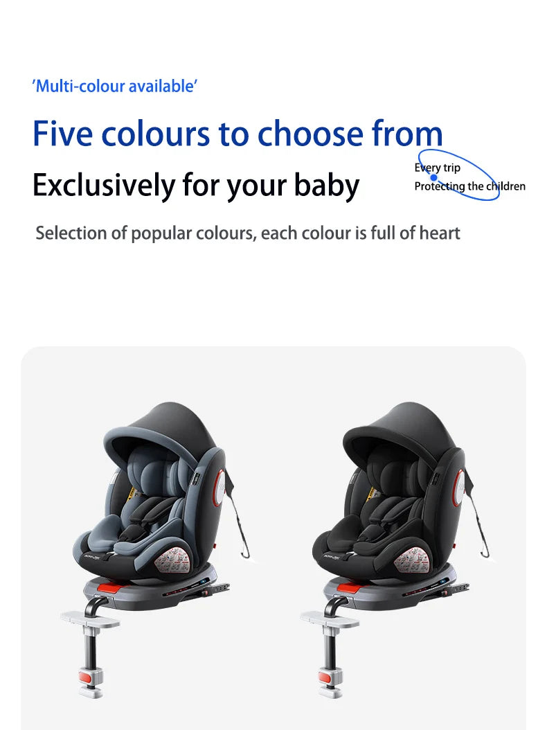 Baby Car Seat ISOFIX car seat Infant Safety Car Seats Child Safety Convertible Child Safety Car Seats 360° Rotatable ECE R129