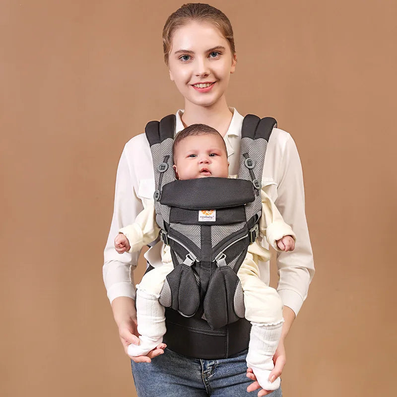 Porte-Bébé Ergonomique en Coton Respirant