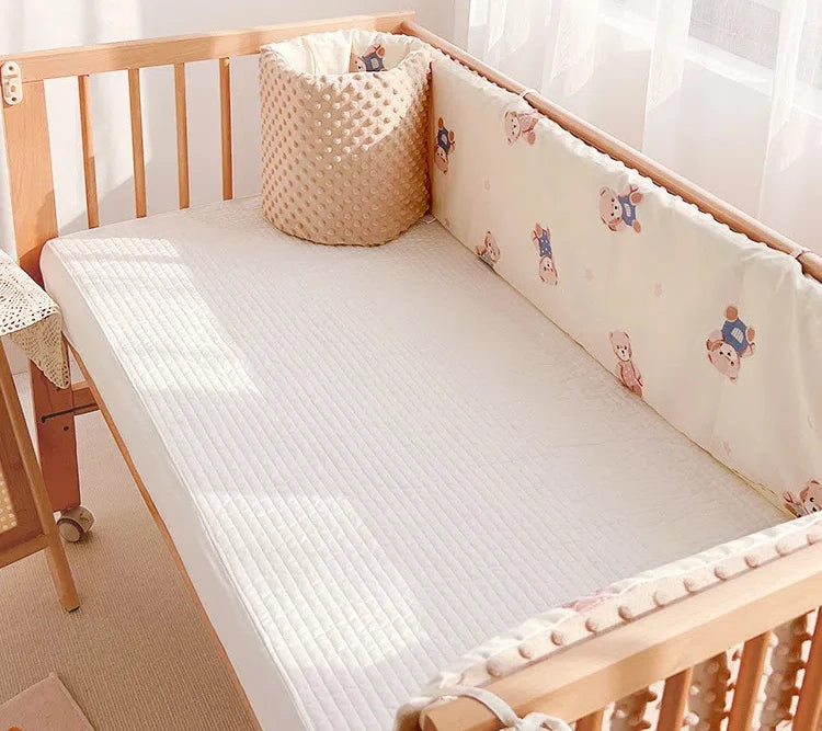 Child Bed Guardrail Fence One Piece Anti-collision Soft Bag Around the Bed Baby Blocking Cloth Detachable and Washable