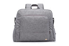 Soboba Solid Diaper Bag Fashion Waterproof Multi-functional Diaper Backpack Nursing Changing Bag for Baby Large Stylish Bag