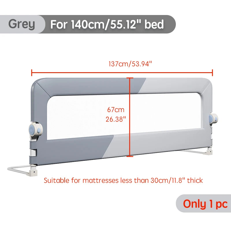 PANGDUBE 1pc Baby Playpen Bed Rail Guard for Kid Bed Guardrail Screw-free Installation Barrier for Bed Protection for Baby Fence