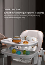Baby Feeding Baby Dining Chair Baby HIgh Chair Feeding Chair For Babies baby Food Chair Baby Accessories Multifunctional Infant Kids Mother-Kids Eating Chair Baby Dining Table and Chair Baby High Chair with Safety Belt Adjust