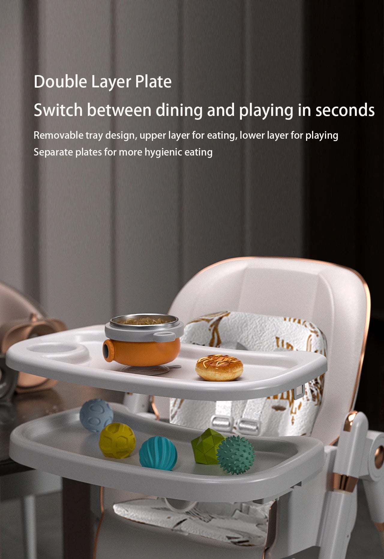 Baby Feeding Baby Dining Chair Baby HIgh Chair Feeding Chair For Babies baby Food Chair Baby Accessories Multifunctional Infant Kids Mother-Kids Eating Chair Baby Dining Table and Chair Baby High Chair with Safety Belt Adjust
