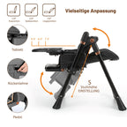 Baby High Chair 2-in-1 Combo High Chair with Swing Function Height Adjusttion Children High Chair Dining Chair Baby Chair Black