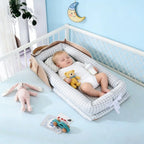 New Cozy Baby Nest Portable Infant Bed for Travel Shoulder Bag Design Foldable Crib for Newborns and Toddlers