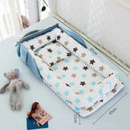 New Cozy Baby Nest Portable Infant Bed for Travel Shoulder Bag Design Foldable Crib for Newborns and Toddlers