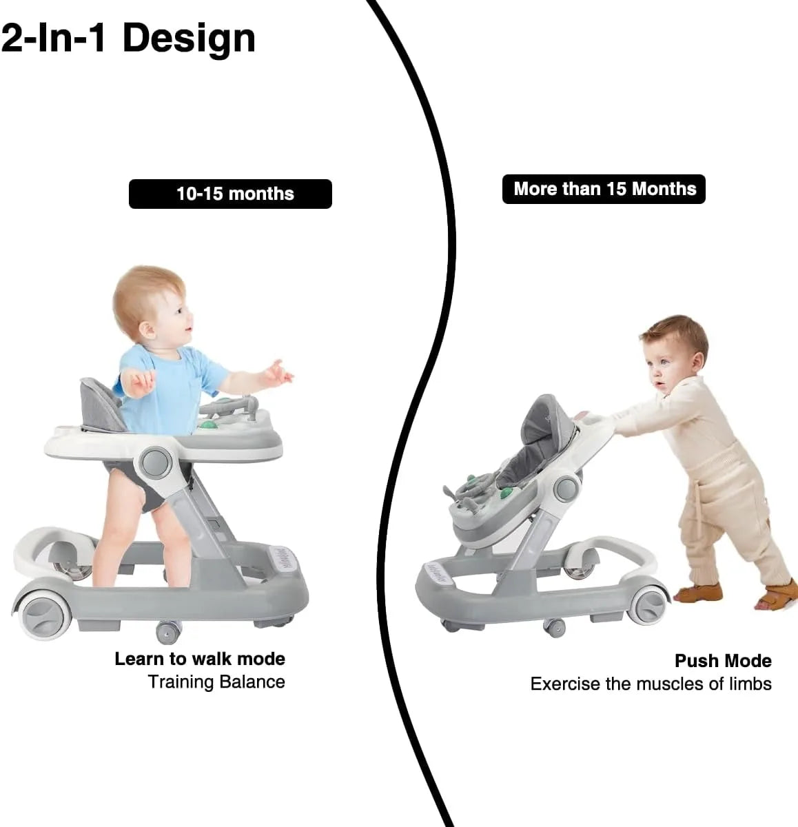 Trotteur Bébé 2 en 1