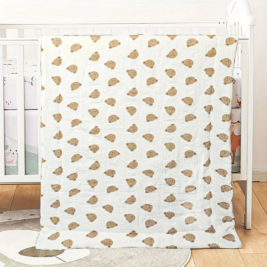 110x63cm Baby Mattress Soft Polyester Double Sided Comfort Perfect for Newborns Youngsters Ideal for Crib Nursery All Season