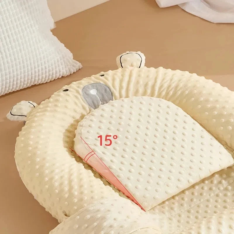Newborn Baby Anti Startle Jumping Floor Wake-up Mat Spitting Milk Slope Mat BedMiddle Bed Baby Bed Soothing Sleeping ArtifactBed