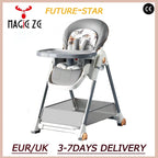 Baby Feeding Baby Dining Chair Baby HIgh Chair Feeding Chair For Babies baby Food Chair Baby Accessories Multifunctional Infant Kids Mother-Kids Eating Chair Baby Dining Table and Chair Baby High Chair with Safety Belt Adjust