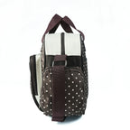 Fashion dot one shoulder mommy bag; Large capacity diagonal cross mother baby bag; Small and lightweight portable diaper bag
