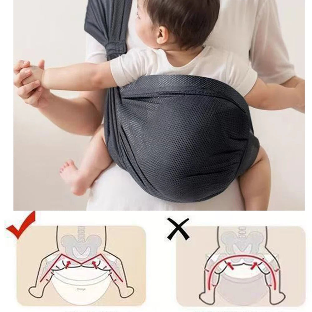 Porte-Bébé Écharpe Frontale Ergonomique