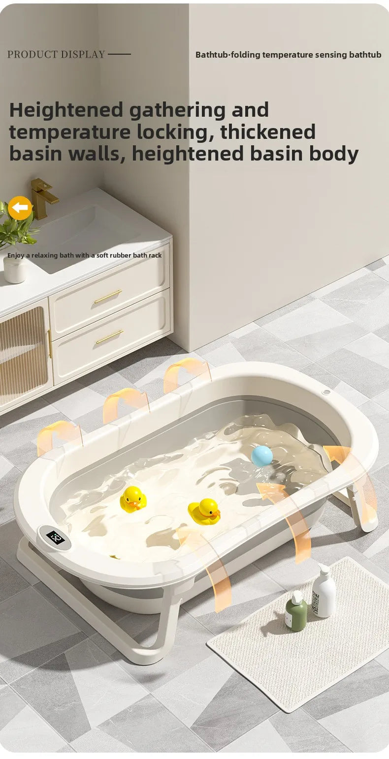 Baignoire Bébé Pliable et Portable