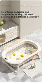 Baignoire Bébé Pliable et Portable