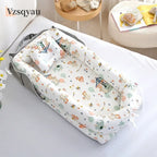 New Folding Baby Sleeping Nest Newborn Bed Crib Travel Playpen Mattress Child Toddler Playpens Photography Cama Bebe with Pillow