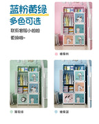 Girl Clothes Wardrobe Baby Dressers Bedroom Kids Children's Closet Clothings Montessori Puerta Corredera Organizer Furniture