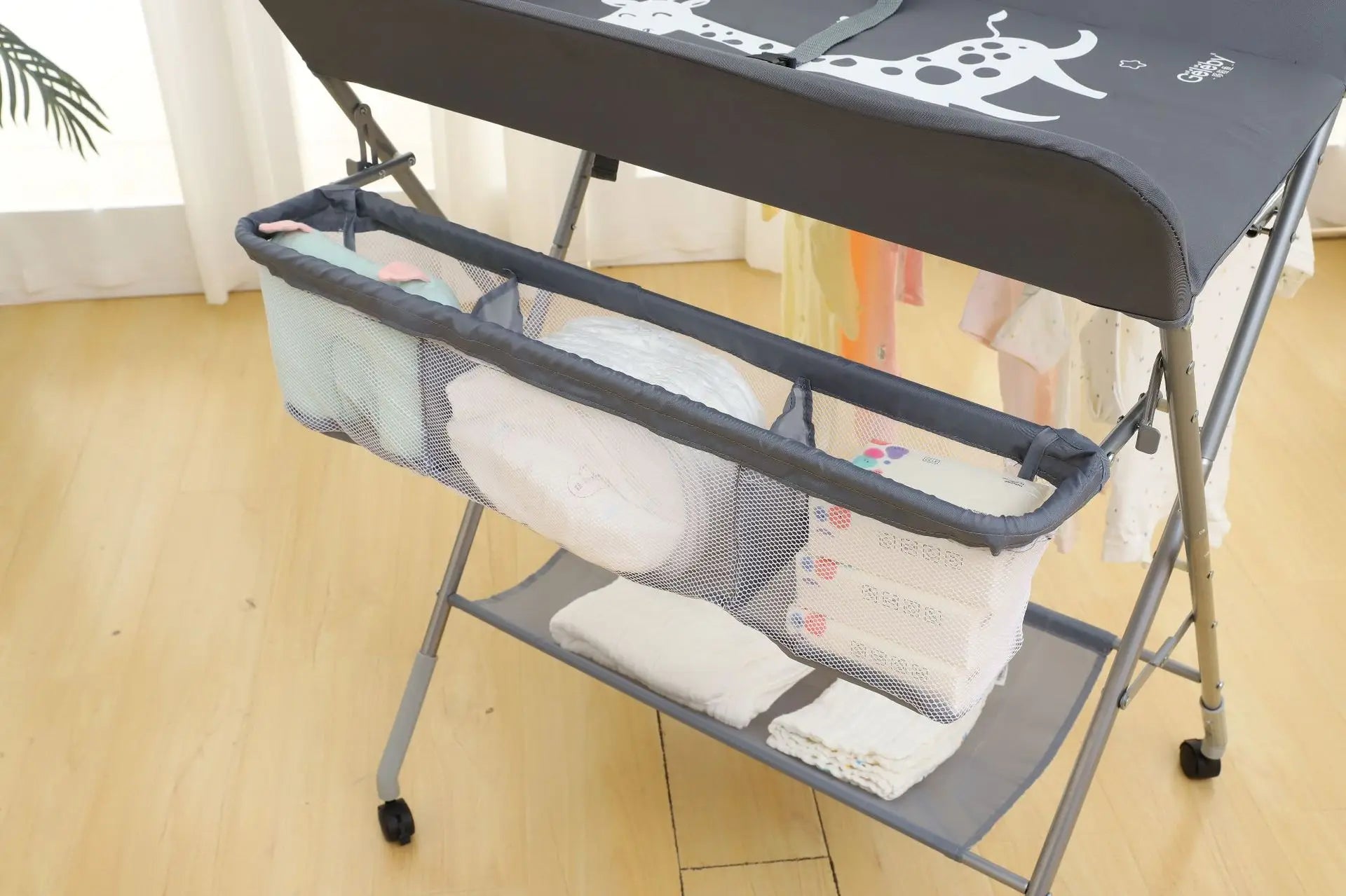 Table à Langer Bébé Pliable & Portable – Design Ergonomique