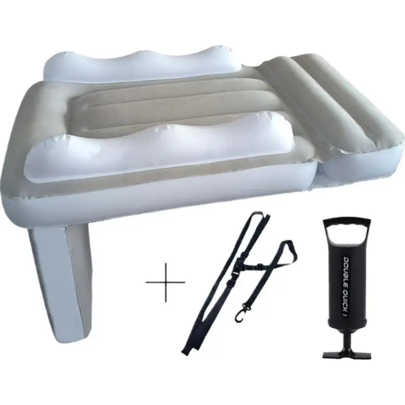 Inflatable Car Airplane Bed Mattress Air Bed Seat For Kid Baby Extender Sleeping Mattress Seat For Travel Car Road Trip