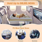 Inflatable Car Airplane Bed Mattress Air Bed Seat For Kid Baby Extender Sleeping Mattress Seat For Travel Car Road Trip