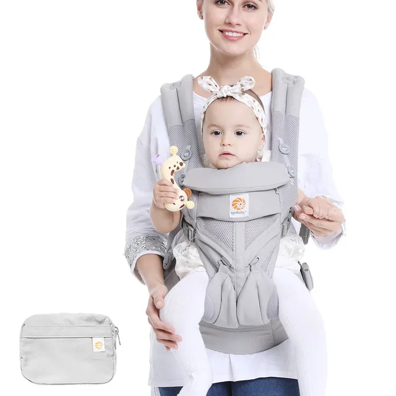 Porte-Bébé Ergonomique en Coton Respirant