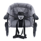 Clip On High Chair Fold-flat Storage Portable Feeding Seat High Load Design Attach To Fast Table Chair For 0-24 Months At Home