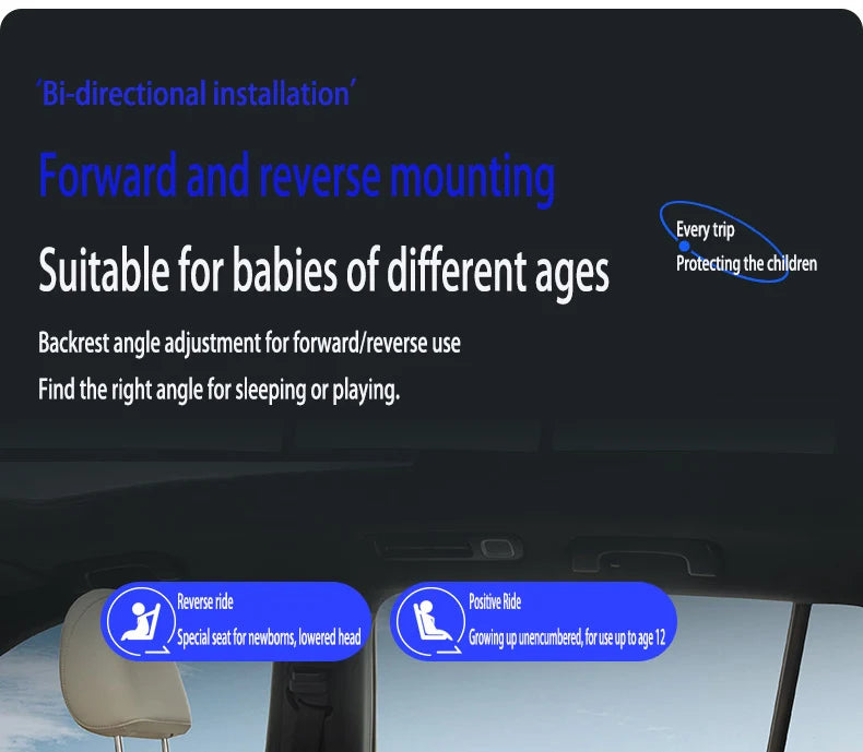 Baby Car Seat ISOFIX car seat Infant Safety Car Seats Child Safety Convertible Child Safety Car Seats 360° Rotatable ECE R129