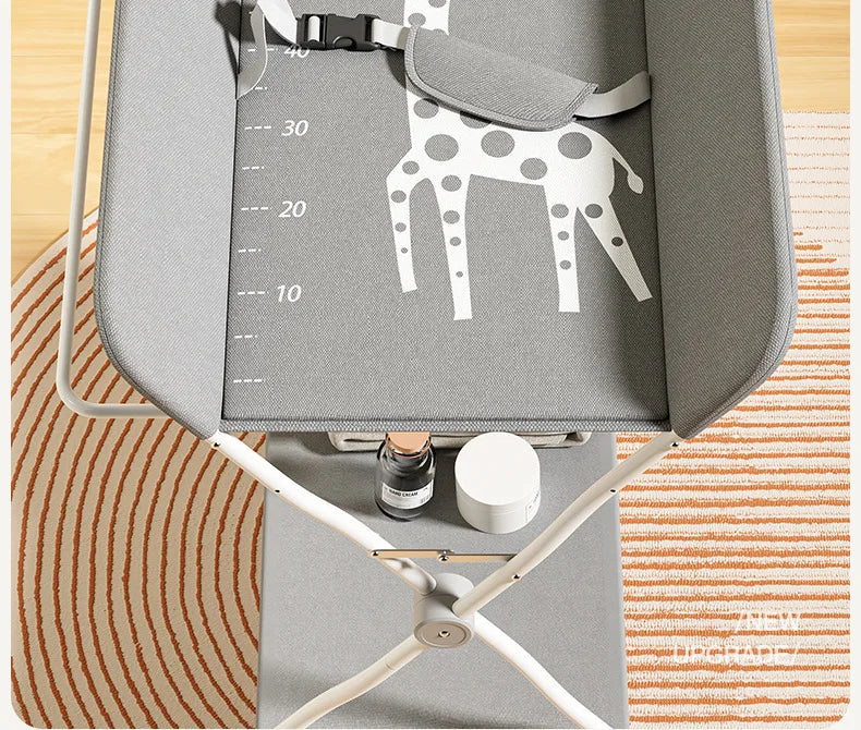 Multifunctional Baby Diaper-Changing Table Adjustable Baby Baby Caring Table Newborn Removable Folding Diaper Changing Table
