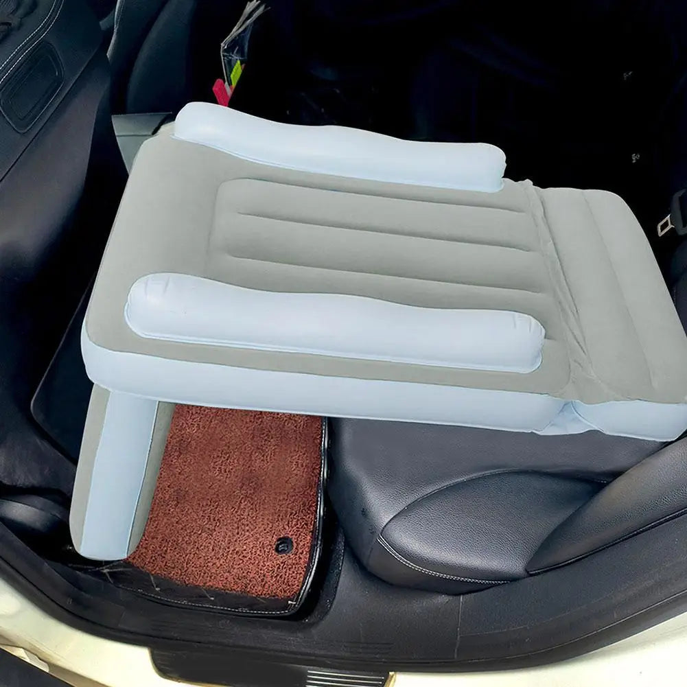 Inflatable Car Airplane Bed Mattress Air Bed Seat For Kid Baby Extender Sleeping Mattress Seat For Travel Car Road Trip