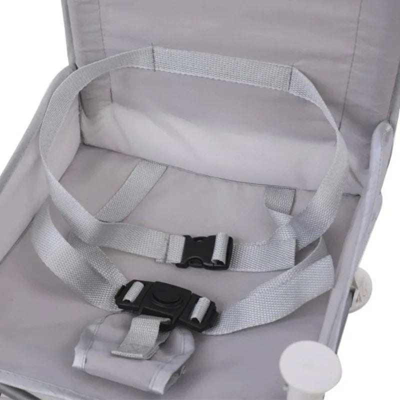 Portable Foldable High Chair for Babies Lightweight Travel Feeding Chair with Tray for Toddlers Kids Mealtime