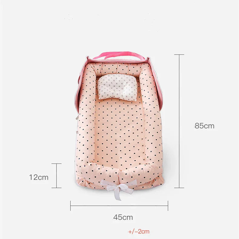 New Folding Baby Sleeping Nest Newborn Bed Crib Travel Playpen Mattress Child Toddler Playpens Photography Cama Bebe with Pillow