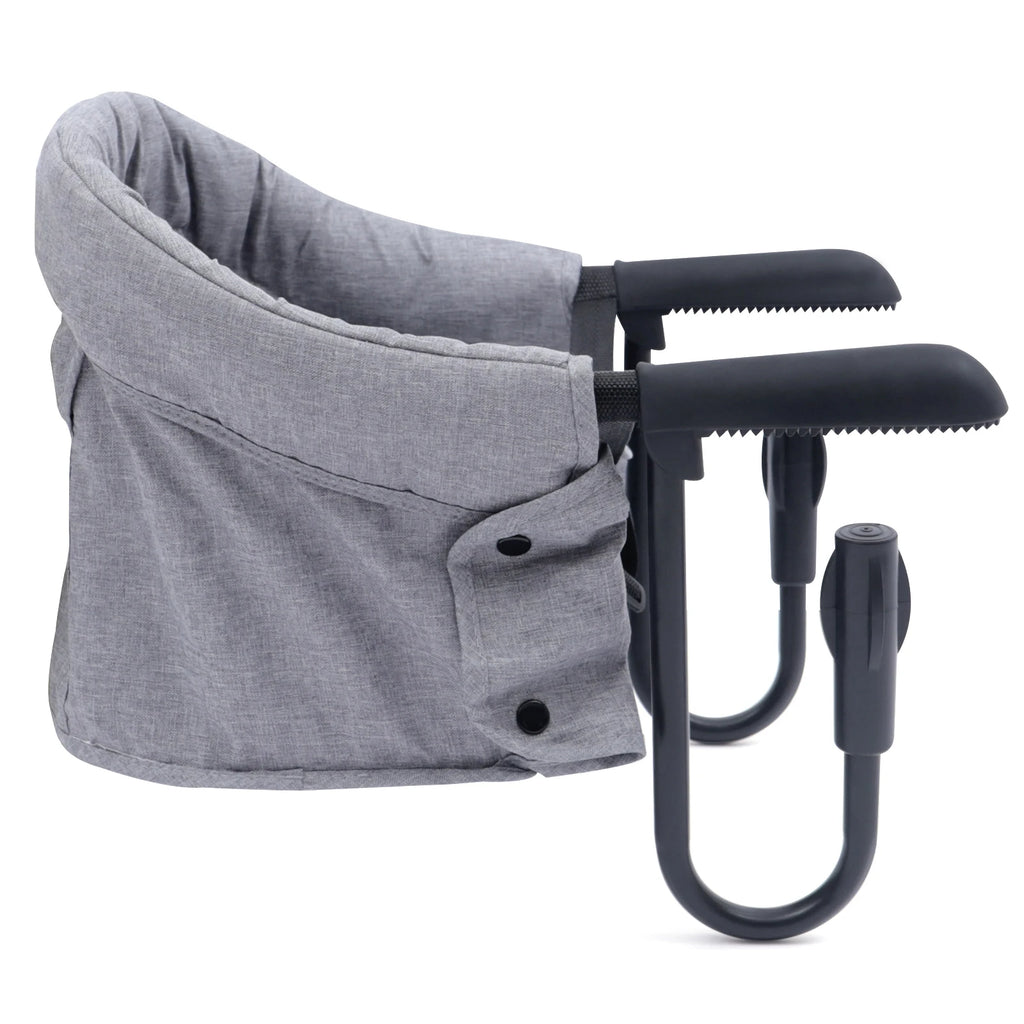 Clip On High Chair Fold-flat Storage Portable Feeding Seat High Load Design Attach To Fast Table Chair For 0-24 Months At Home