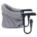 Clip On High Chair Fold-flat Storage Portable Feeding Seat High Load Design Attach To Fast Table Chair For 0-24 Months At Home